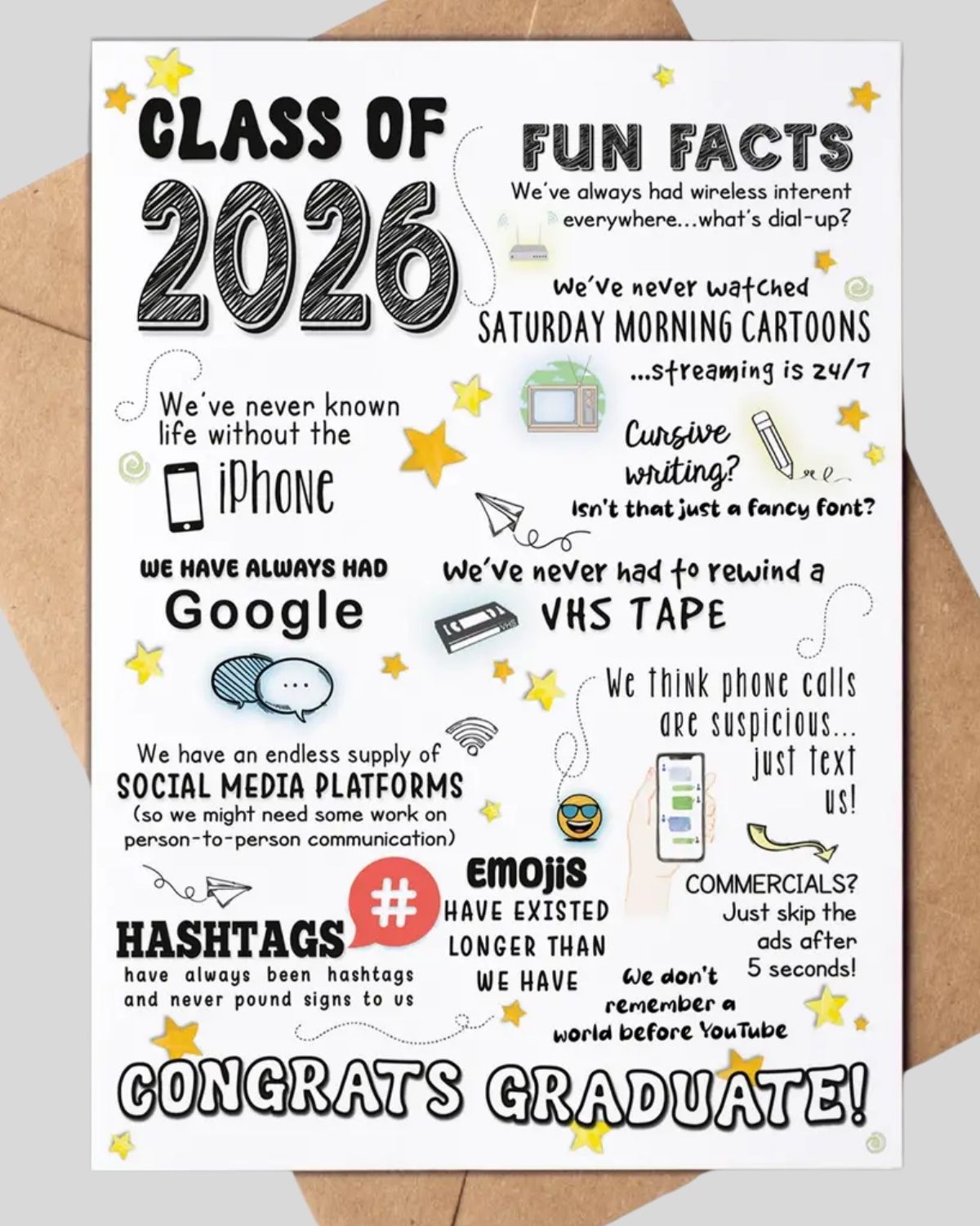 Class of 2026 Graduation Card