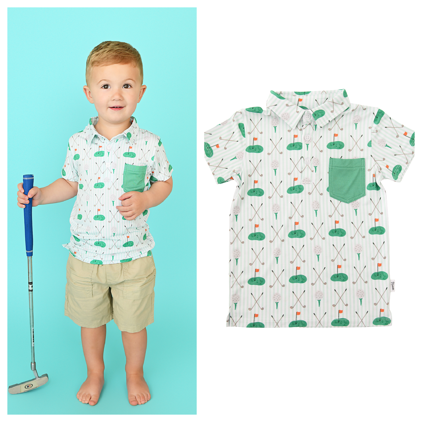 Scottie Golf Polo Bamboo Top