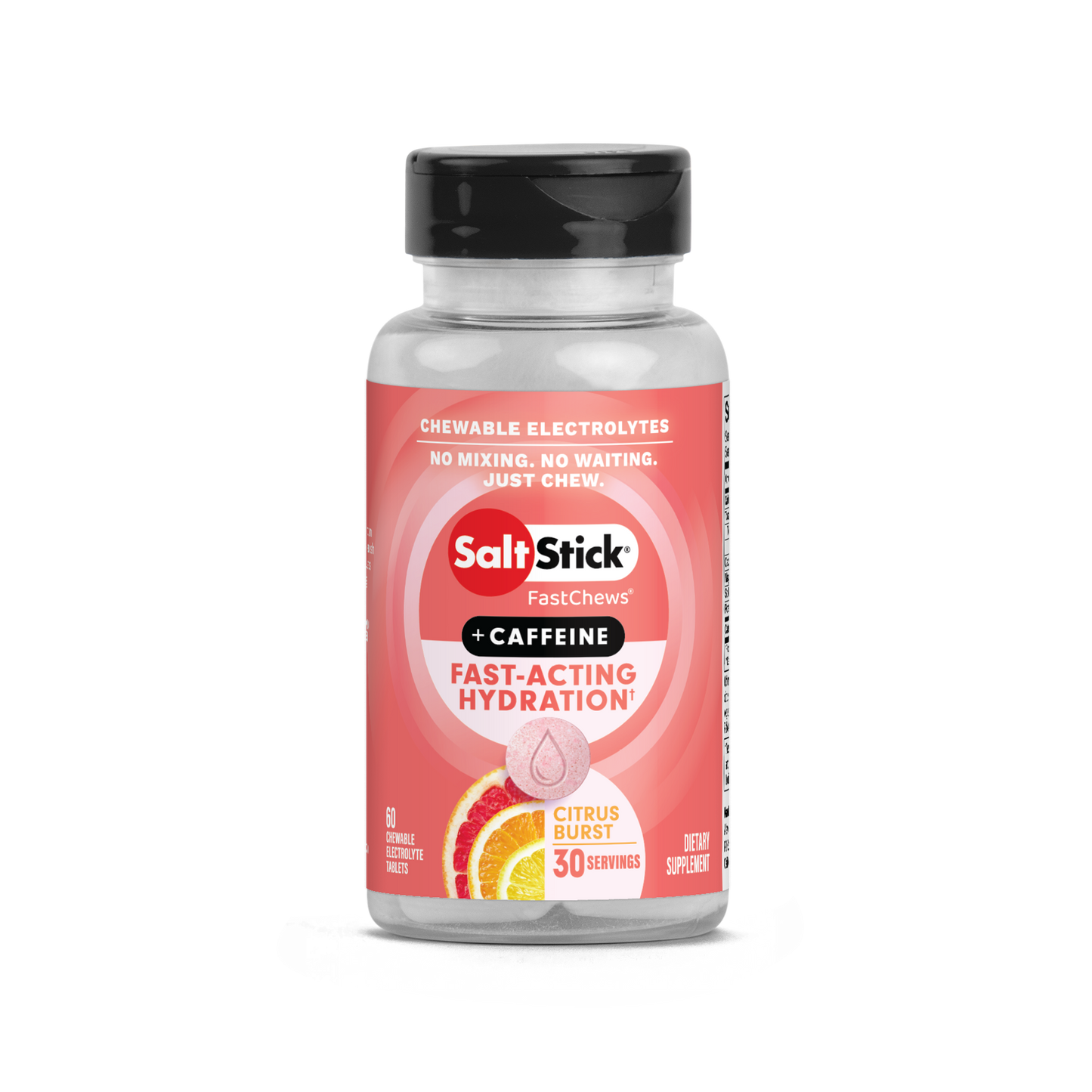 SaltStick FastChews + Caffeine Citrus Burst