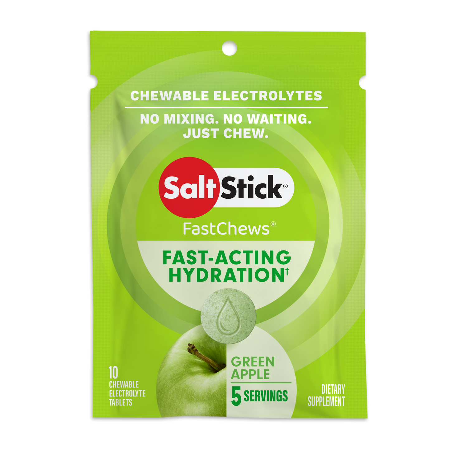 SaltStick FastChews Green Apple