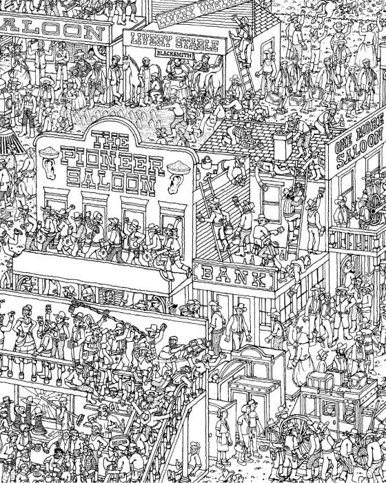 Where's Waldo? The Official Coloring Book