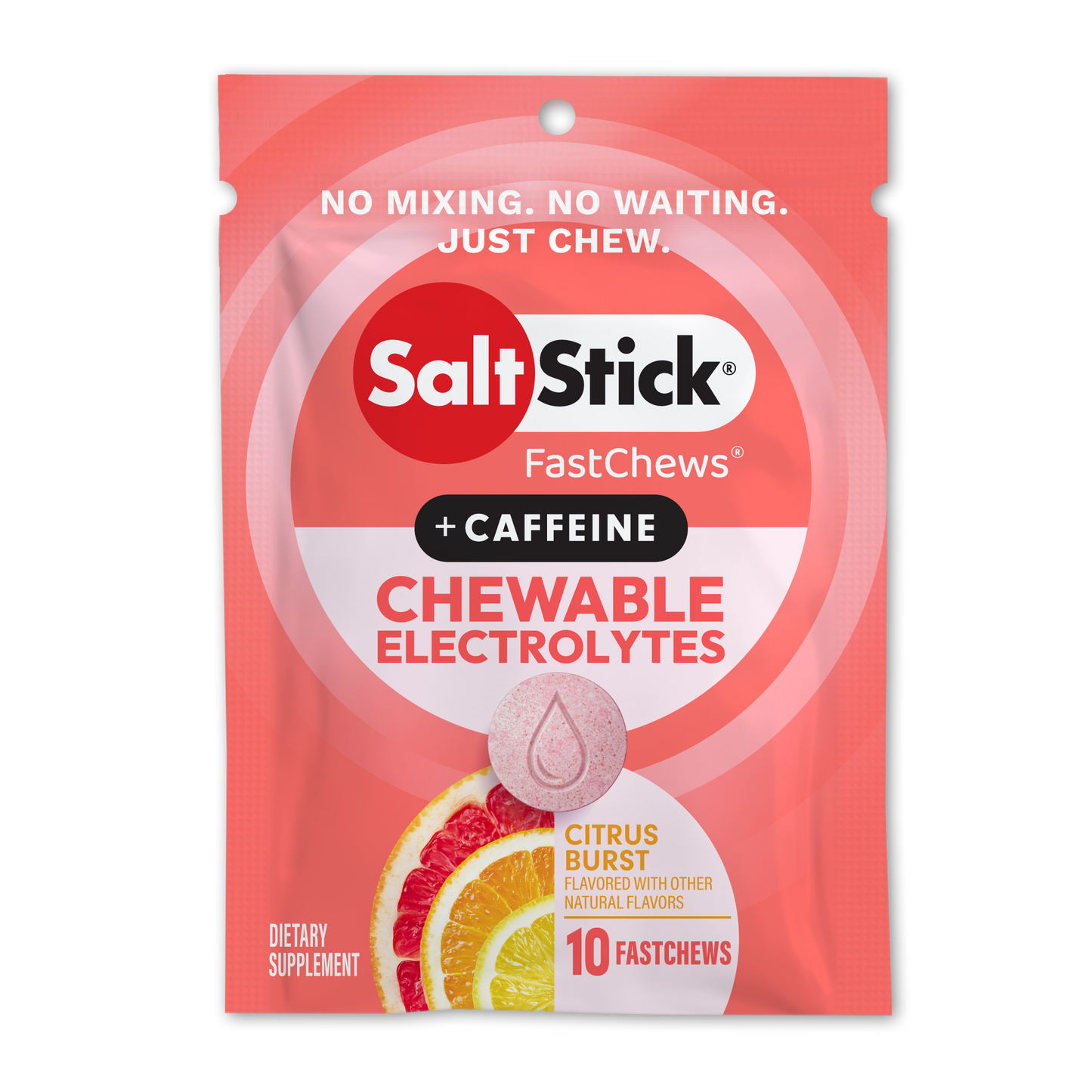 SaltStick FastChews + Caffeine Citrus Burst